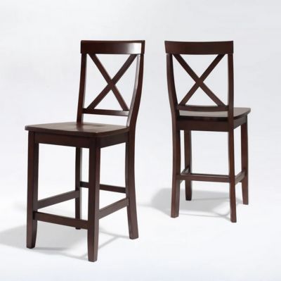 Image showing  X-Back Bar Stools, 24 in., 2-Pack