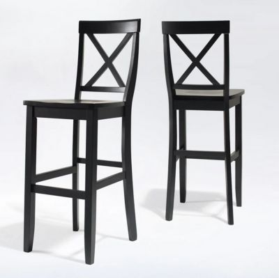 Image showing  X-Back Bar Stools, 30 in., 2-Pack