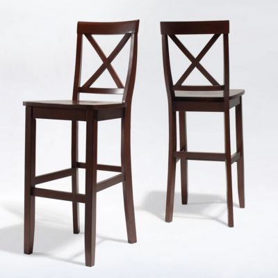 Image showing  X-Back Bar Stools, 30 in., 2-Pack