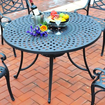 Crosley Sedona Cast Aluminum Dining Table, 46 in.