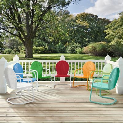 Image showing  Griffith Metal Patio Chair, Blue