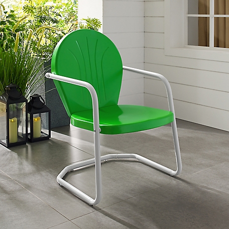 Crosley Griffith Metal Chair, Green