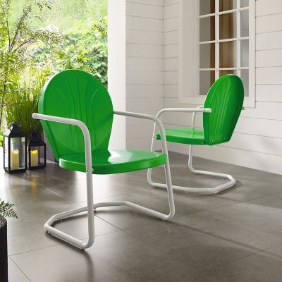 Image showing  Griffith Metal Patio Chair, Green