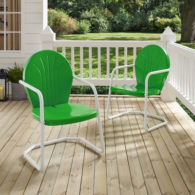 Image showing  Griffith Metal Patio Chair, Green