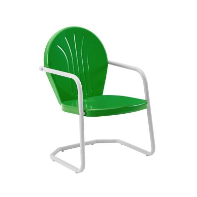 Image showing 7 th Crosley Griffith Metal Patio Chair, Green