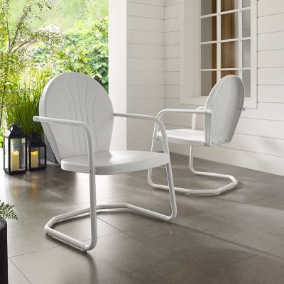 Image showing  Griffith Metal Patio Chair, White