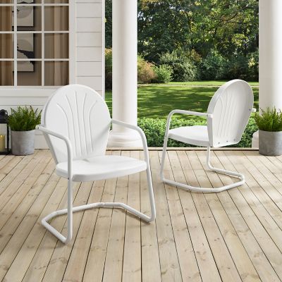 Image showing  Griffith Metal Patio Chair, White