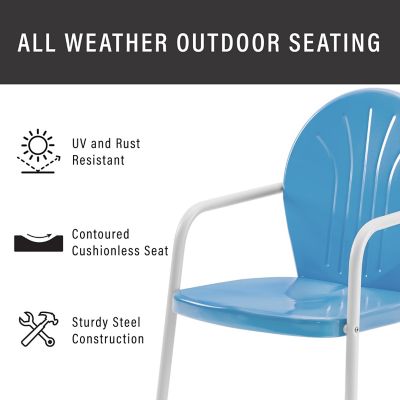 Image showing  5 pc. Griffith Metal Dining Set, 40 in.