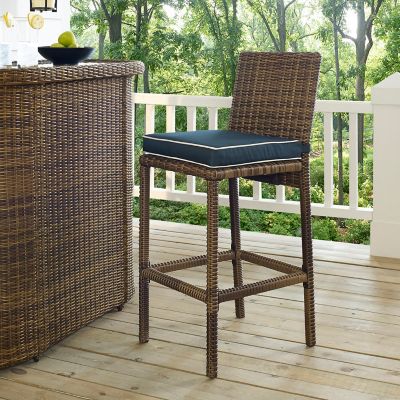 Crosley 2 pc. Bradenton Wicker Bar Stool Set