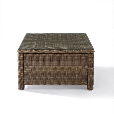 Image showing  Bradenton Wicker Sectional Coffee Table, Brown