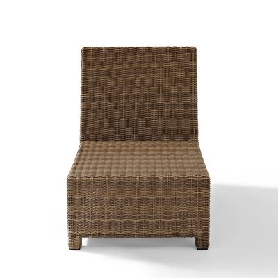 Image showing  Bradenton Wicker Center Patio Chair, Red