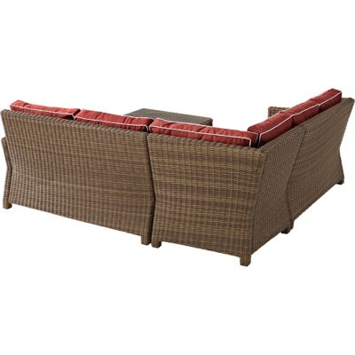 Image showing 6 th Crosley 4 pc. Bradenton Wicker Seating Set, KO70019WB-NV