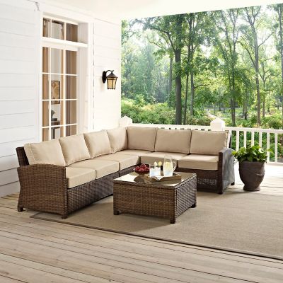 Crosley 5 pc. Bradenton Wicker Seating Set