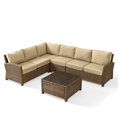 Image showing  5 pc. Bradenton Wicker Seating Set