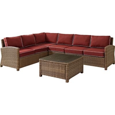 Image showing  5 pc. Bradenton Wicker Seating Set