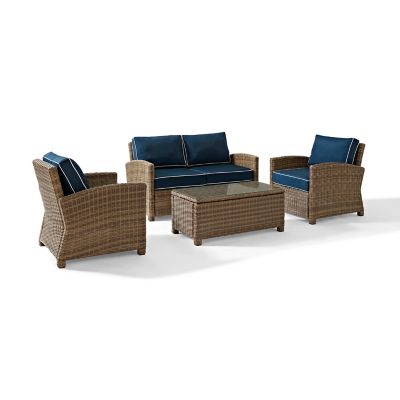 Image showing  4 pc. Bradenton Wicker Seating Set, KO70024WB-NV