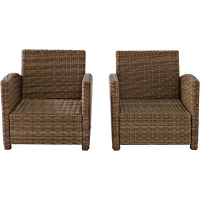 Image showing  2 pc. Bradenton Wicker Seating Set, Brown