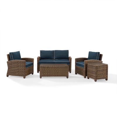 Image showing  5 pc. Bradenton Wicker Conversation Set, 107 in.