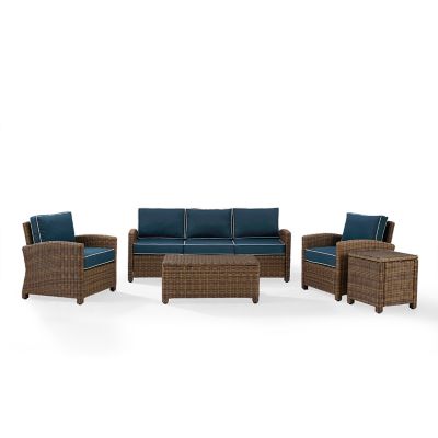 Image showing  5 pc. Bradenton Wicker Conversation Set, 94 in.