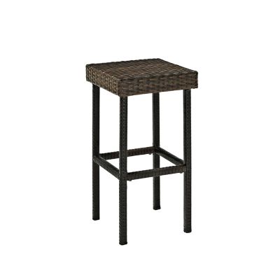 Image showing  2 pc. Palm Harbor Wicker Counter-Height Bar Stool Set