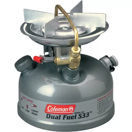 Coleman 1-Burner Guide Series Liquid Fuel Compact Dual Fuel Camping Stove Camp Stoves