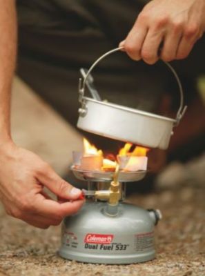 Image showing  1-Burner Liquid Fuel Guide Series Compact Dual Fuel Camp Stove, 10,000 BTUs