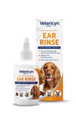 Vetericyn Plus Antimicrobial Ear Rinse for Dogs and Cats, 3 oz.