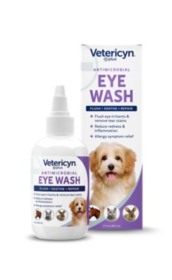 Vetericyn Plus Antimicrobial Eye Wash for Dogs and Cats, 3-ounce