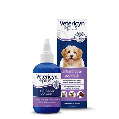 Vetericyn Plus Antimicrobial Eye Wash for Dogs and Cats 3 ounce