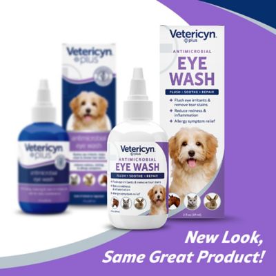 Image showing  Plus Antimicrobial Eye Wash for Pets, 3 oz.