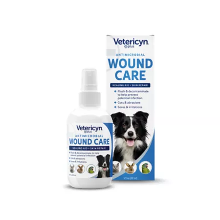 Vetericyn Plus Antimicrobial Wound Care Spray for Pets 3 oz. Pet First Aid