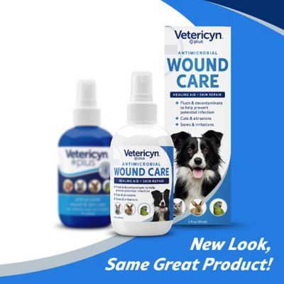 Image showing  Plus Antimicrobial Pet Wound Care Spray, 3 oz.