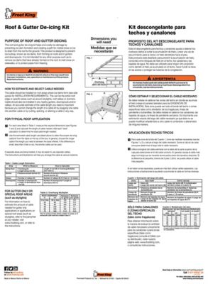 Image showing  60 ft. Automatic Electric Roof Cable Kit, 120V