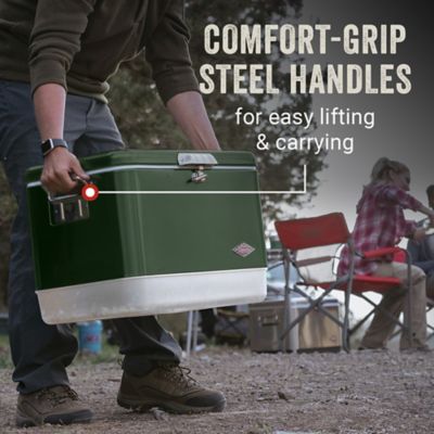 Image showing  54 qt. Steel Belted Cooler, Green