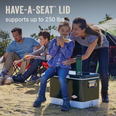 Image showing 5 th Coleman 54 qt. Steel Belted Cooler, Green