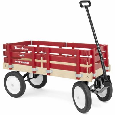 Berlin Flyer No-Tip Red Toy Wagon, 42 