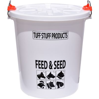 Tuff Stuff Feed and Seed Storage Drum with Locking Lid 12 Gallon