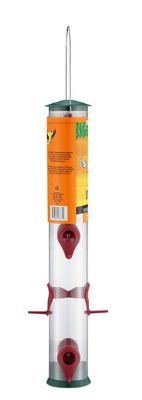 Image showing  1.2 lb. Plastic Tube Bird Feeder