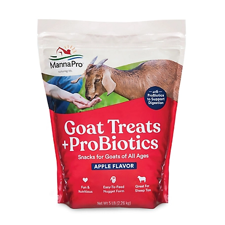 Manna Pro Apple Goat Treats with Probiotics, 5 lb.