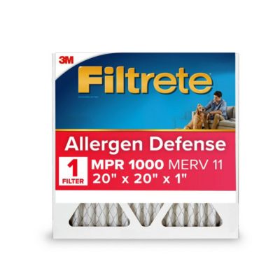 3M Filtrete 1000 Microallergen Filter, 20 in. x 20 in.