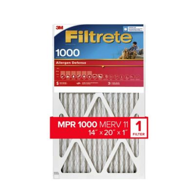 Filtrete 1000 Microallergen Filter, 14 x 20 in.