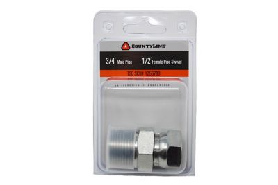 CountyLine 3/4 in. Male Pipe x 1/2 in. Female Pipe Swivel Fitting