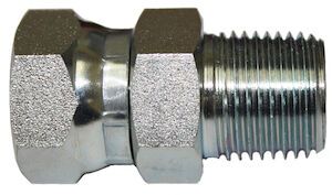 Image showing  3/8 in. Male Pipe x 3/8 in. Female Pipe Swivel Restrictor Orifice