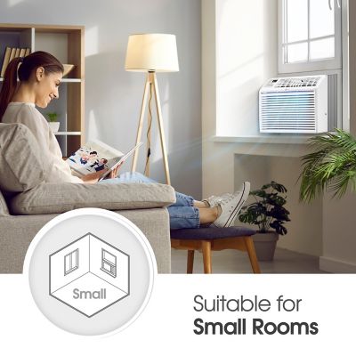 Image showing  6,000 BTU 115V Window Air Conditioner with Remote Control