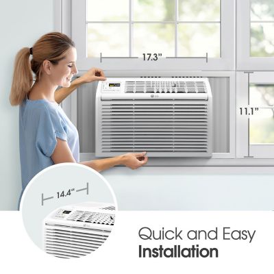 Image showing 5 th LG 6,000 BTU 115V Window Air Conditioner with Remote Control