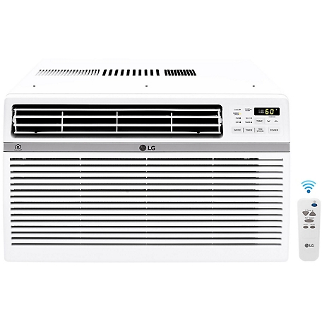 LG 8,000 BTU 115V Window-Mounted Air Conditioner with Wi-Fi Control