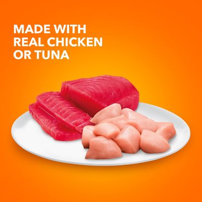 Image showing  Perfect Portions Adult Indoor Grain-Free Chicken and Tuna Pate Wet Cat Food Variety pk., 2.6 oz., Pack of 12