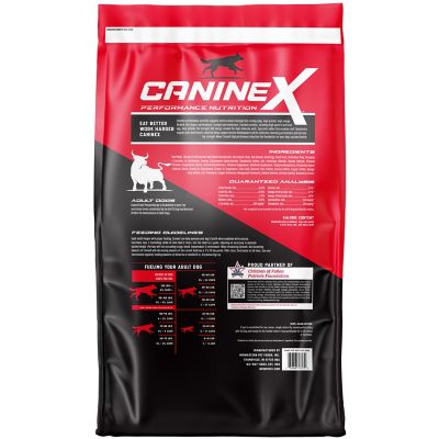 Image showing  CanineX Adult Performance Grain-Free Beef Recipe Dry Dog Food, 40 lb. Bag