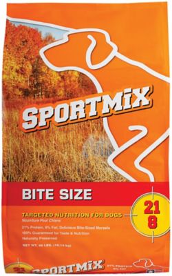Sportmix Adult 21/8 Performance Formula Bite Size Meat Meal Recipe Dry Dog Food