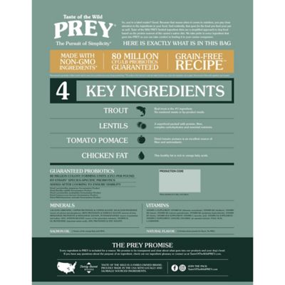 Image showing 1 th Taste of the Wild PREY Adult Grain-Free Limited Ingredient Trout Recipe Dry Dog Food